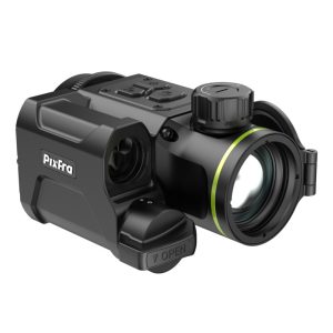 PIXFRA TAURUS PFI-T650LRF 640×512 50mm 1x-8x 50Hz Wi-Fi termovizorinis priedėlis