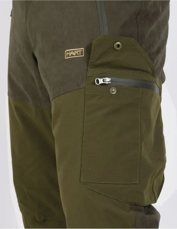 Vyriškos pašiltintos kelnės HART TAUNUS XHP-TW - Dark Olive - Image 2